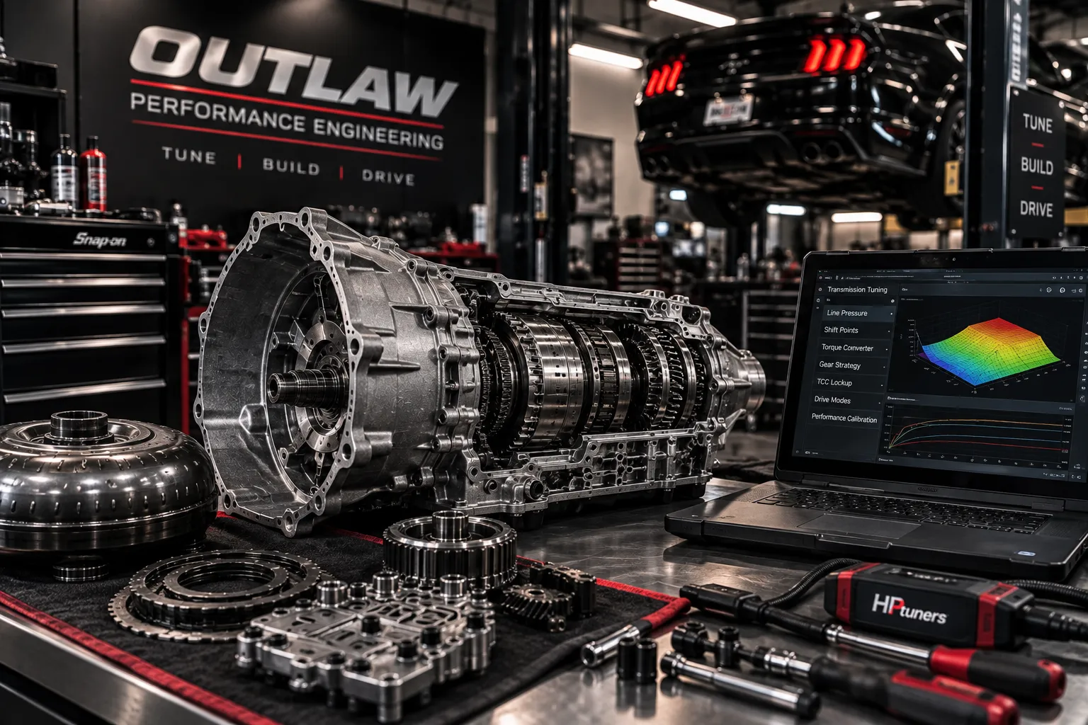 Automatic transmission performance tuning by Outlaw Performance Engineering